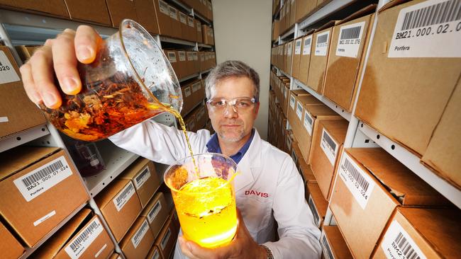 Associate Professor Rohan Davis, the academic lead of NatureBank, based at the Griffith Institute for Drug Discovery. Picture: Nigel Hallett