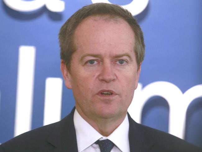 Turning the attack on the government ... Opposition Leader Bill Shorten. Picture: Alison Wynd