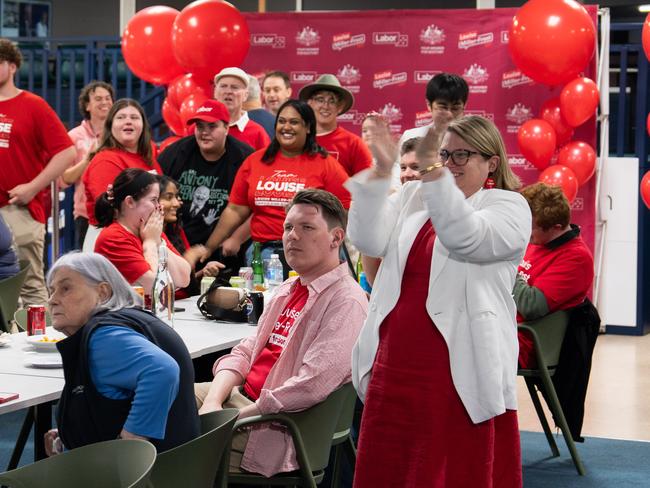 Saturday 3rd May, 2025. Federal Election in the seat of Boothby. Louise Miller-Frost Election Night Event. Picture: Tim Joy