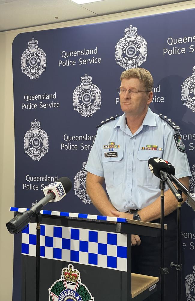 Inspector Glenn Cameron at Mackay Police District Office. Photo: Zoe Devenport