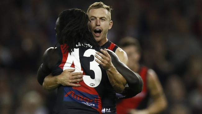 Devon Smith has signed a new deal with the Bombers. Picture: Getty Images