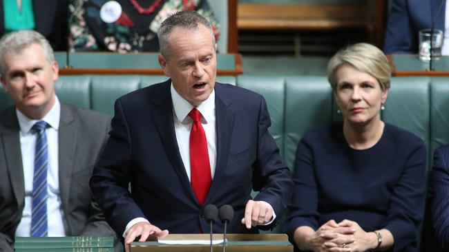 Mr Shorten tried to kill off the story about him missing a dinner with soldiers in the Middle East. Picture Gary Ramage