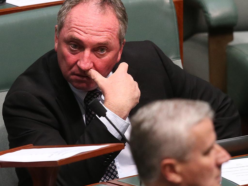 Mr Joyce has warned of electoral disaster if the junior Coalition partner is not granted more substantial ministries. Picture: Kym Smith