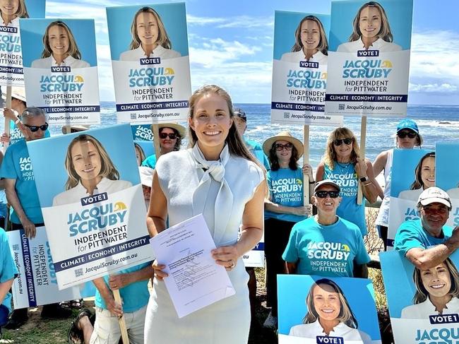 Whatever the final result in Pittwater, independent Jacqui Scruby said she has transformed the electorate into an “unsafe’ seat for the Liberals. Picture: Supplied