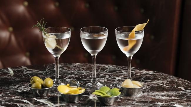 R Bar will have a big focus on martinis finished at the table. Picture: Supplied.