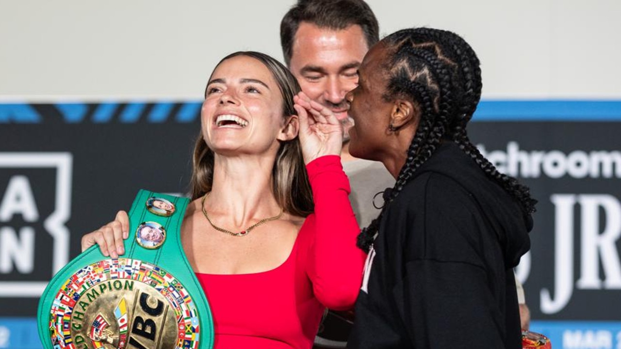 Skye Nicolson lost her title to Tiara Brown. Picture: Matchroom Images