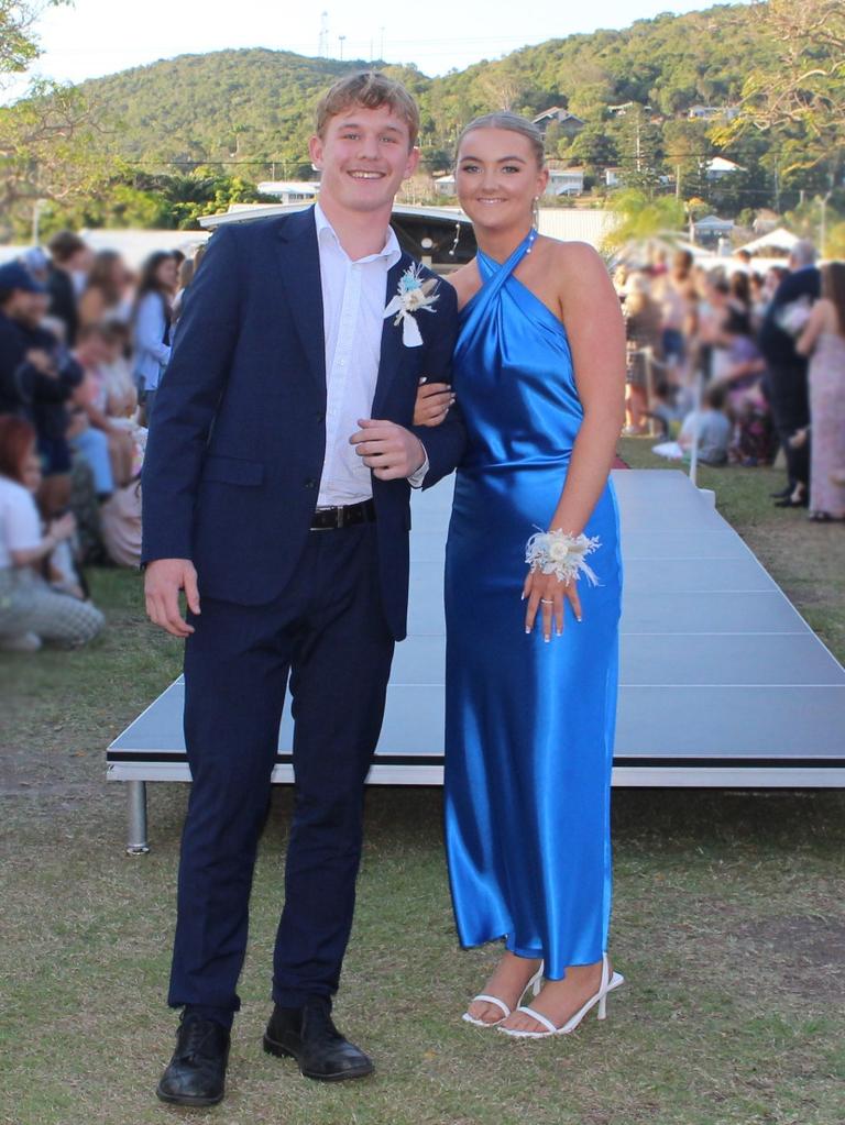 Lily and Jett at the St Ursula's College Formal.