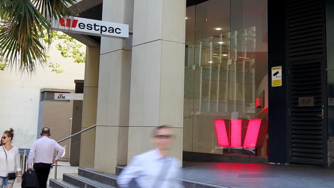 A Westpac branch in Sydney. Picture: Hollie Adams/The Australian