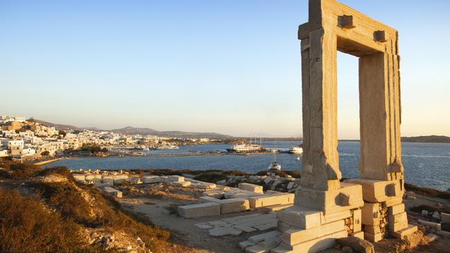 The temple of Apollo on Naxos.