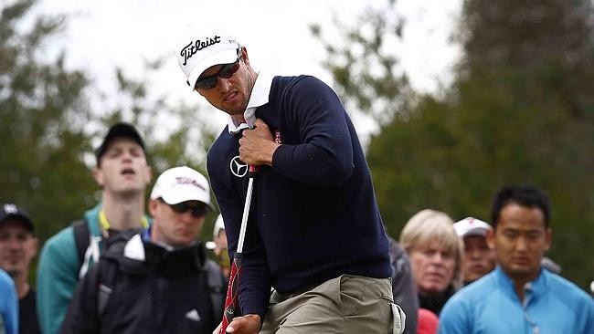 Golfer Adam Scott knows it takes mental toughness to win. Pic Michael Klein. Sunday November 24, 2013.