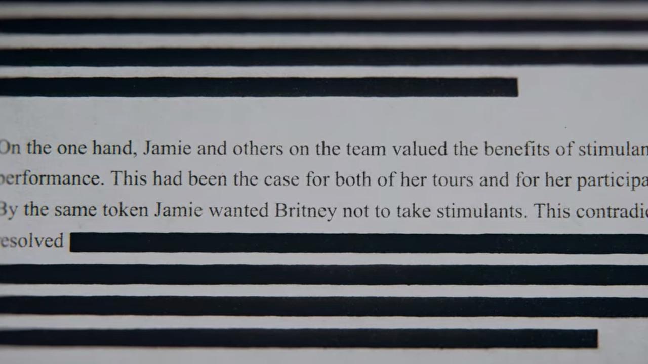 Unsealed documents acknowledge Britney was on "stimulants" during her X-Factor stint.