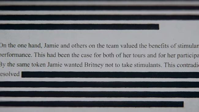 Unsealed documents acknowledge Britney was on 
