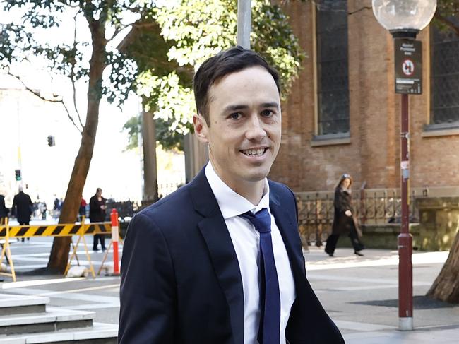 DAILY TELEGRAPH 6TH AUGUST 2024Pictured leaving Supreme Court in Sydney is Michael Pryde after testifying in a bankruptcy and liquidation case against him.Picture: Richard Dobson