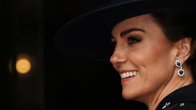 Catherine, Princess of Wales has demonstrated she’s Kensington Palace’s smartest strategist. In this 2023 image she is leaving a Commonwealth Day service at Westminster Abbey. Picture: Adrian Dennis / AFP