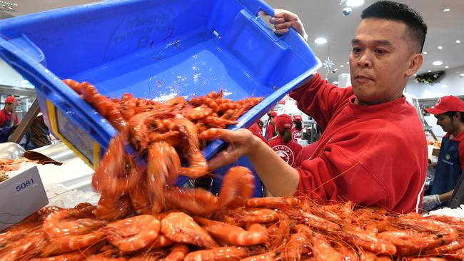 The quest to build one of the world’s biggest prawn farms near Darwin has received another $24 million boost. Picture: AAP