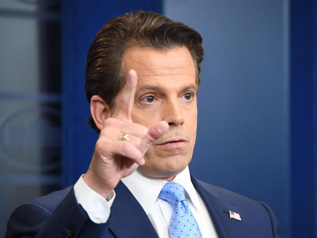 Anthony Scaramucci held the position for just 11 days. Picture: Jim Watson/AFP