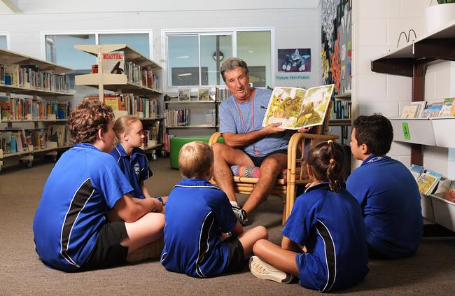 Nakara Primary School teacher Gaetano Gugliotta, or ‘Mr G’, retires this Friday after 37 years teaching Territory kids. Picture: Keri Megelus