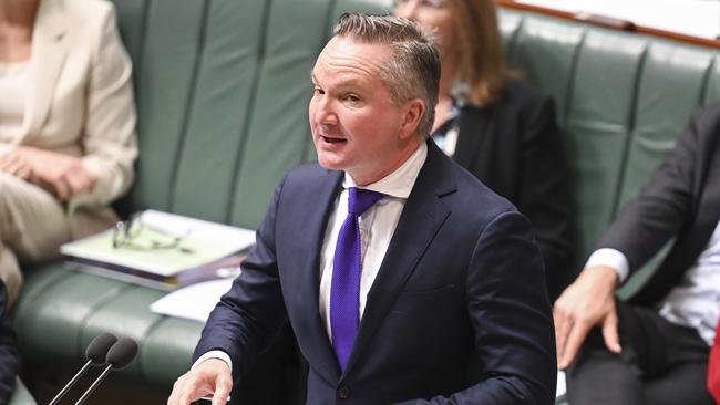 Minister for Climate Change and Energy, Chris Bowen. Picture: NCA NewsWire / Martin Ollman