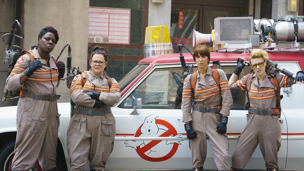 Leslie Jones, Melissa McCarthy, Kristen Wiig and Kate McKinnon starred in the 2016 Ghostbusters reboot. 