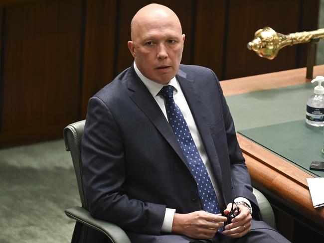 Peter Dutton. Picture: Martin Ollman