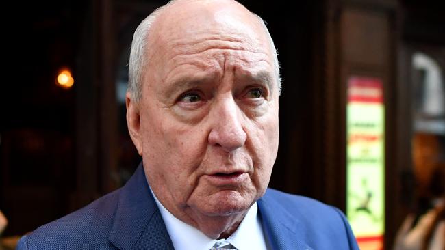 Alan Jones. Picture: AAP.