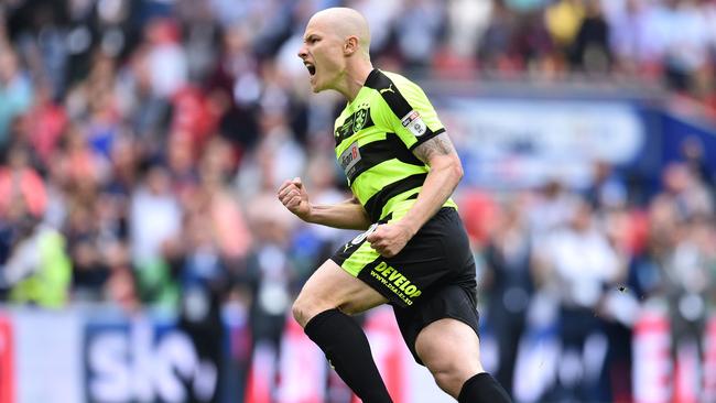 Huddersfield Town's Australian midfielder Aaron Mooy.