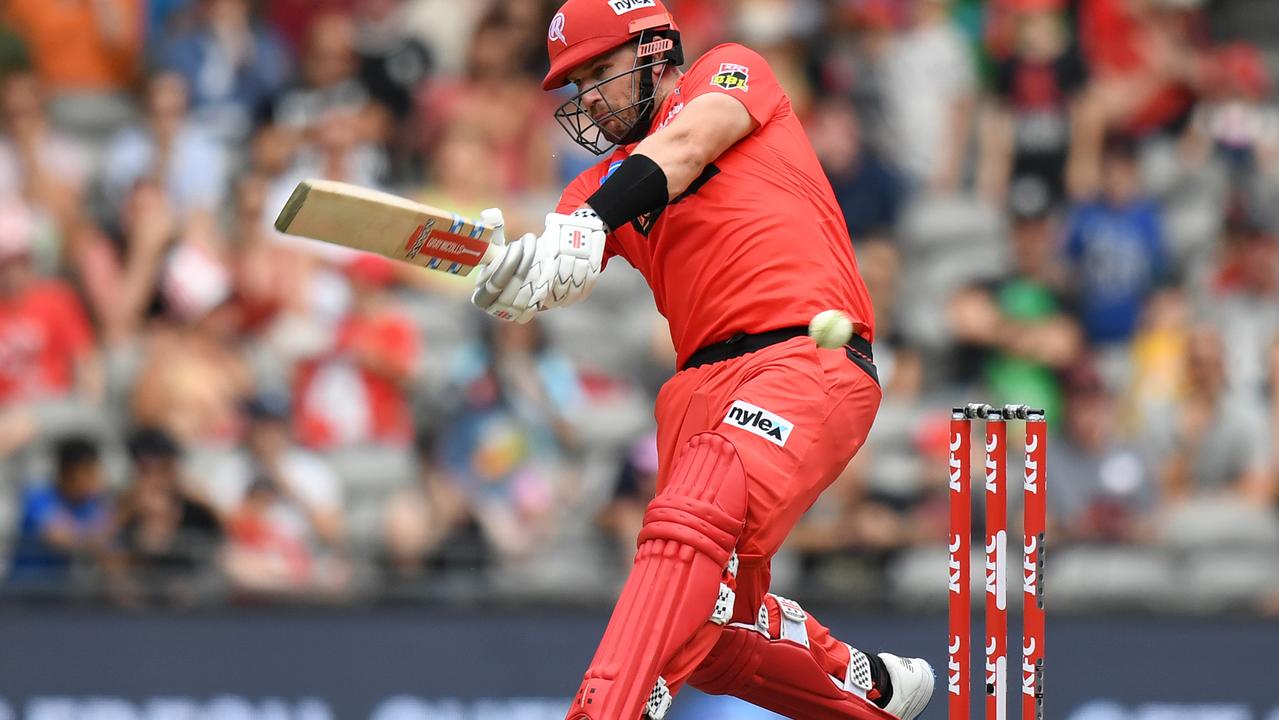 Australian captain Aaron Finch will take the reins of the Melbourne Renegades in the Big Bash on Saturday. Picture: Morgan Hancock/Getty Images