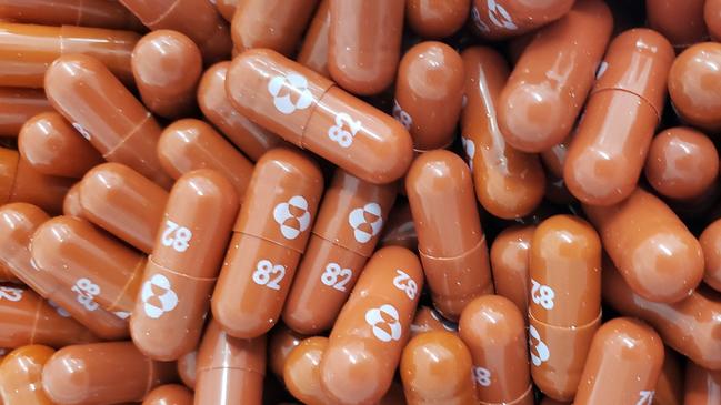 Antiviral drug Molnupiravir has shown promising results treating Covid-19. Picture: Merck & Co, Inc. / AFP