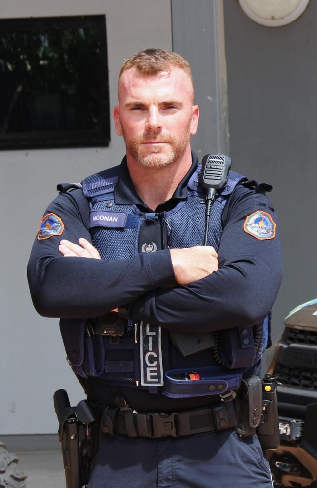 NT Police acting Senior Sergeant Alexander Noonan. Picture: Jason Walls