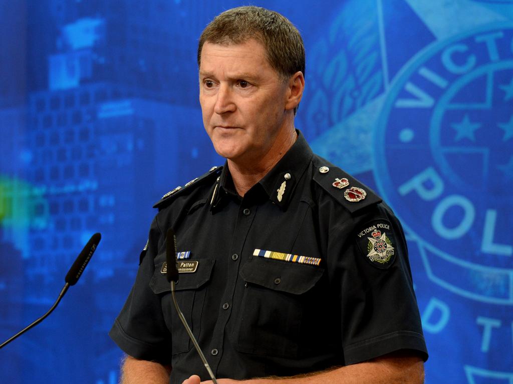 Victoria Police chief commissioner Shane Patton. Picture: Andrew Henshaw.