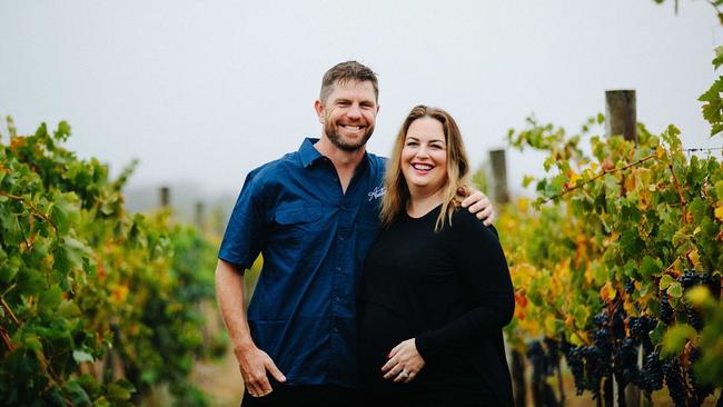 Scott and Belinda Austin from Austin’s Wines at Sutherlands Creek.