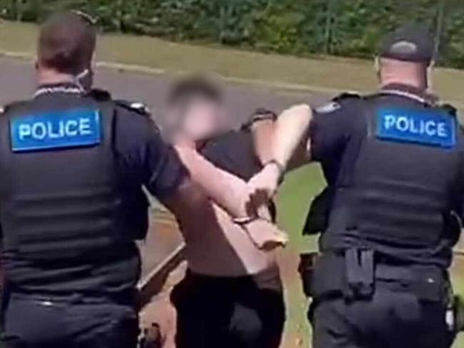 Police dog bites boy’s back as he attempts to evade arrest