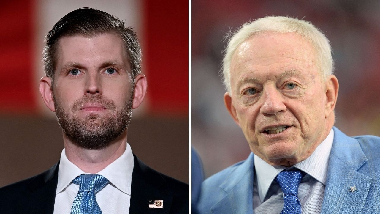 Eric Trump; Cowboys owner Jerry Jones.