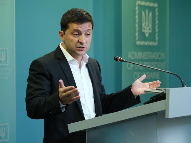 Ukrainian President Volodymyr Zelenskyy’s preparation for the war has been a point of controversy. Picture: Getty Images