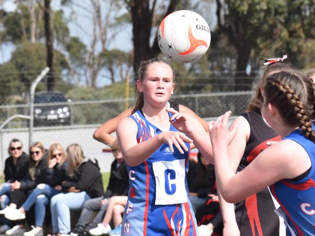 Casterton-Sandford's U15 netball team is playing in the Western Border GF this weekend after originally being ruled out of finals due to Covid. Picture: Casterton News