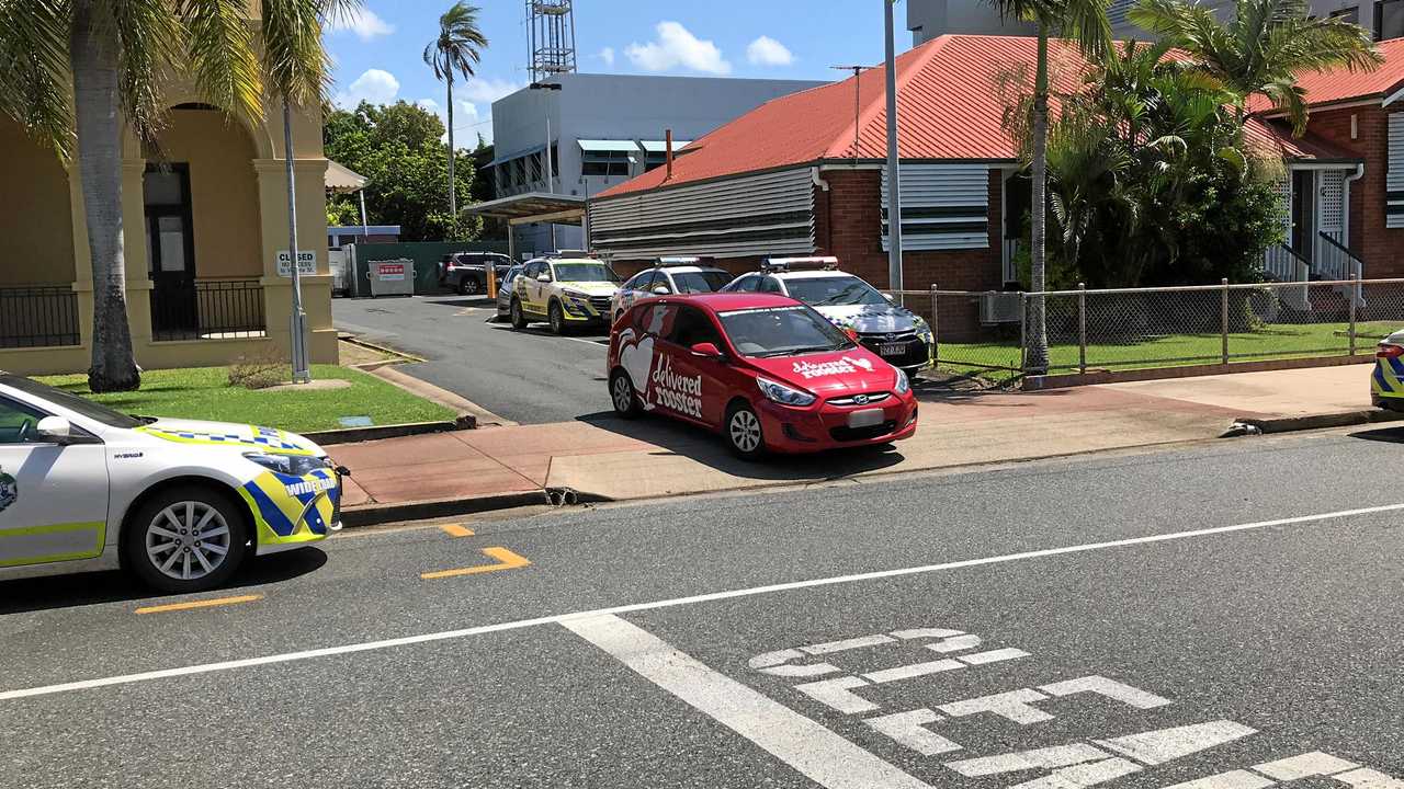 A Red Rooster delivery to Mackay police precinct. Picture: Janessa Ekert