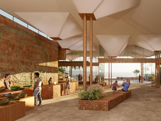 The interior of QUAMPI, the $9.5 million museum and performing arts complex to be built at Dunwich.