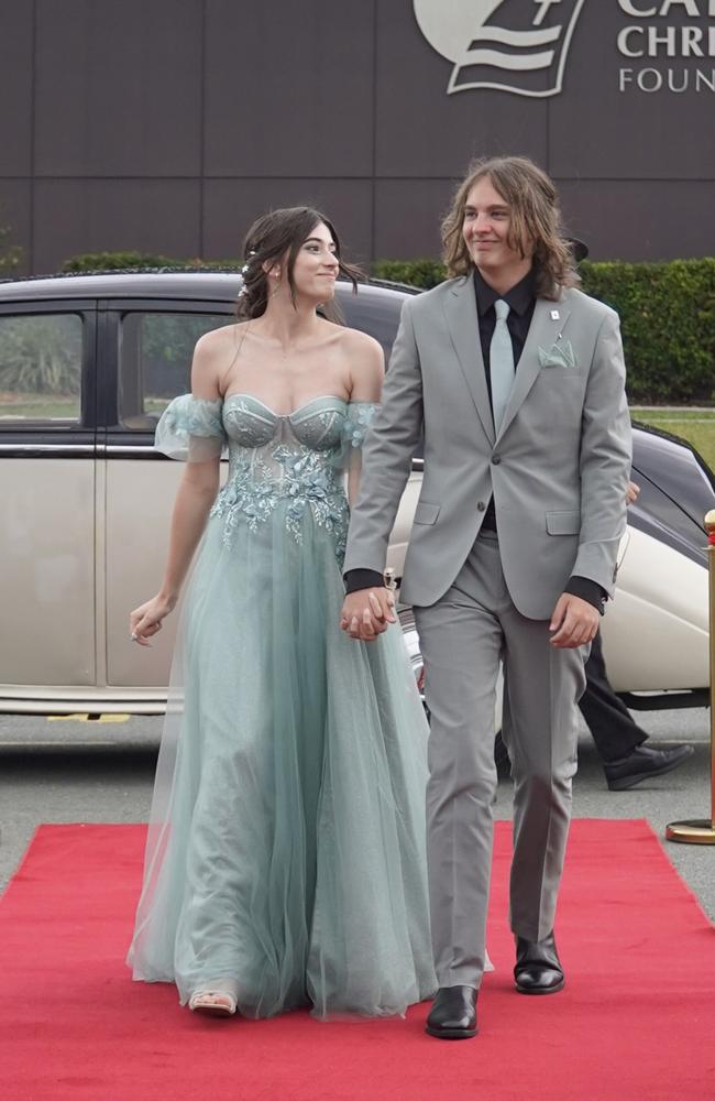 Rogan and Matilda at the Caloundra Christian College formal 2024