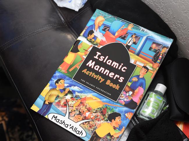A children's book ... in the home of shooting suspect Syed Farook. Picture: AFP