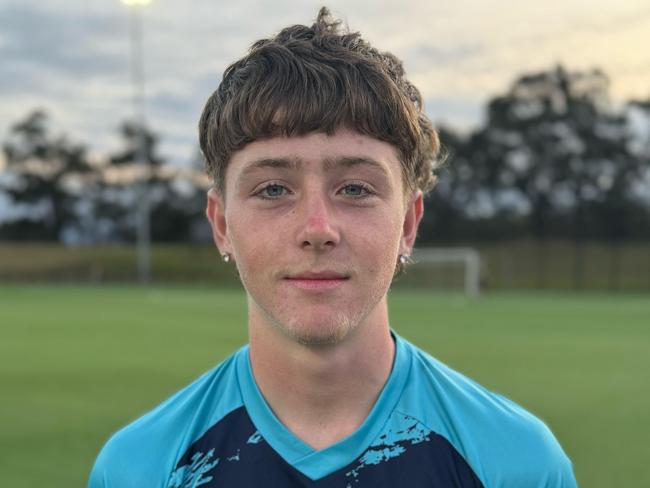 Kylan Shepherd plays for Shellharbour JFC U16 boys. Picture: supplied