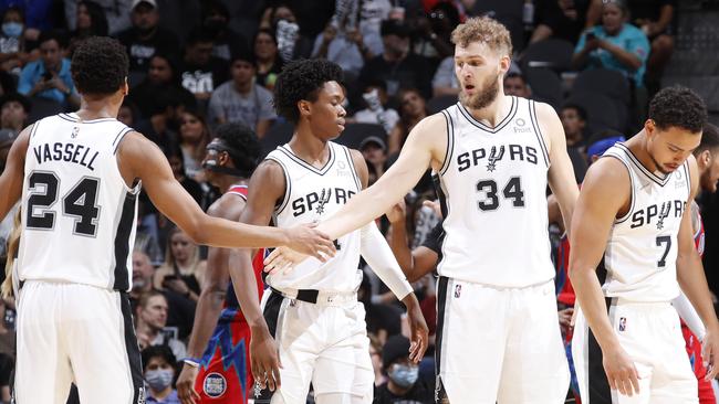 Landale is proving a hit in San Antonio. Picture: Brian Sevald/NBAE via Getty Images