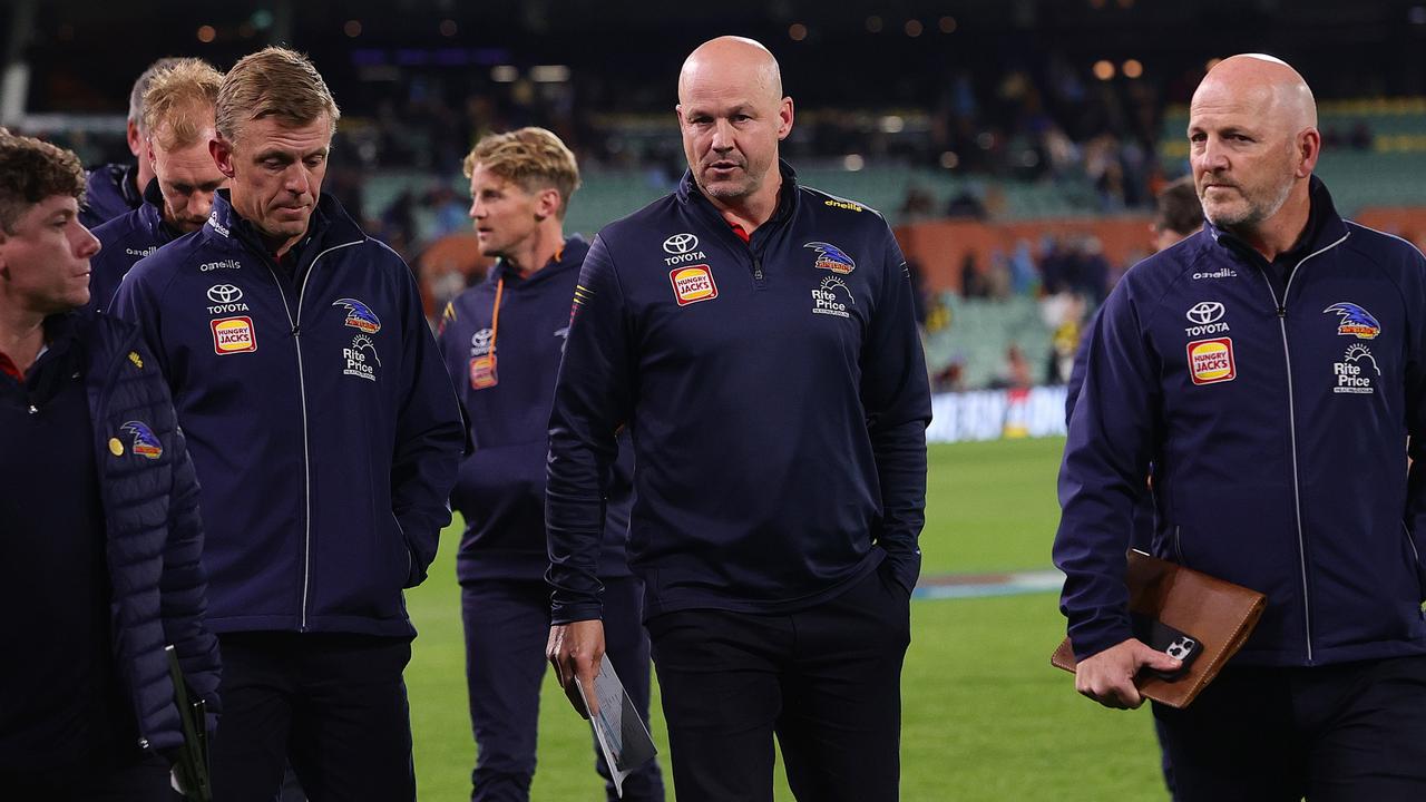 Matthew Nicks says his players are lacking confidence. Picture: Sarah Reed/AFL Photos via Getty Images