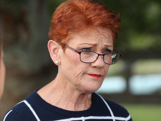 Pauline Hanson will get Toni’s vote. Picture: Liam Kidston.