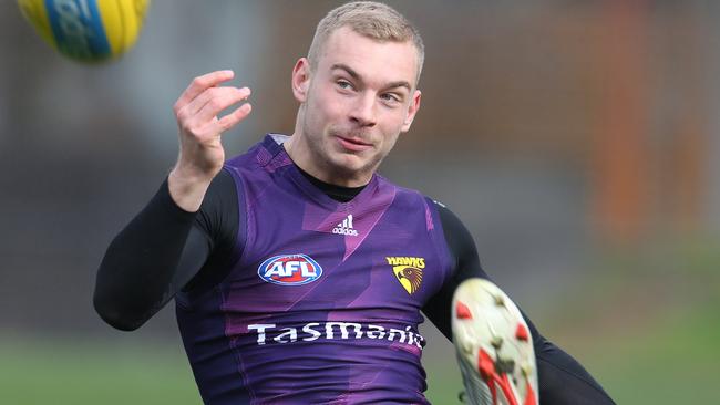 James Worpel had a remarkable second season for Hawthorn. Picture: Michael Klein