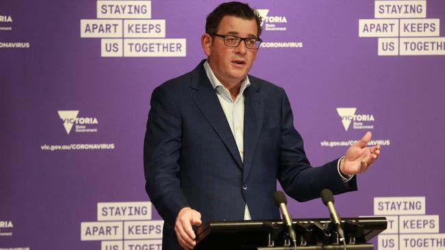 Premier Daniel Andrews has the tick of approval. Picture: NCA NewsWire/Sarah Matray