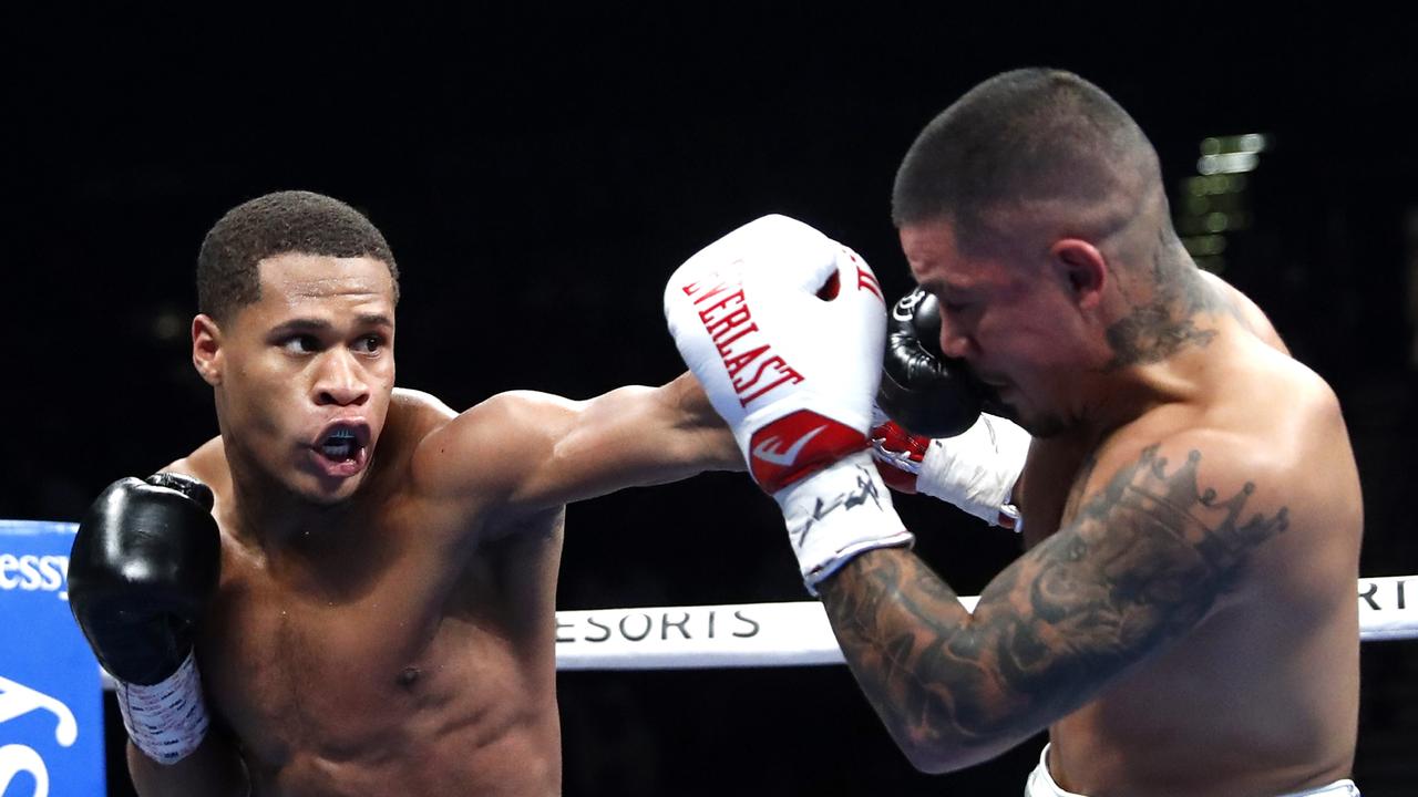 Devin Haney cleared the path to the undisputed title shot. Photo by Steve Marcus/Getty Images