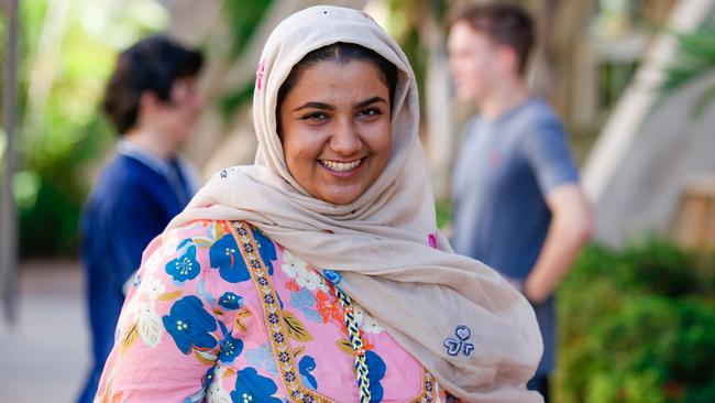 Hajrah Kamran of Leanyer was the recipient of the Awards Australia Charitable Foundation Local Legend Award. Picture: Glenn Campbell