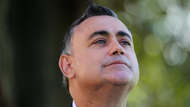 Outgoing NSW Deputy Premier John Barilaro says he’s already considering a new career. Picture: Gaye Gerard