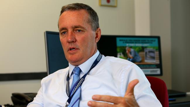 Detective Inspector Marc Hogan, the man in charge of the police’s Domestic and Family Violence Taskforce. Photo: David Clark