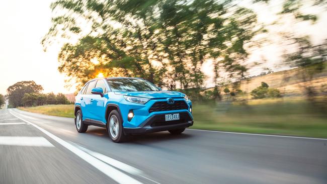 The RAV4 has been in hot demand since going on sale in 2019. Picture: Thomas Wielecki.